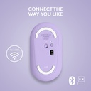 Mouse Inalámbrico Logitech Pebble M350 Limonada De Lavanda