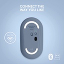 Mouse Inalámbrico Logitech  Pebble M350 Arandano