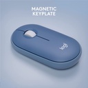 Mouse Inalámbrico Logitech  Pebble M350 Arandano