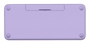 Teclado Bluetooth Logitech K380 Qwerty Inglés Us Color Lavender Lemonade