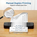 Impresora Portátil Phomemo P831 Térmica Sin Tinta 300dpi Negro