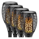 Luz Solar Jardín Led Ip65 Negro