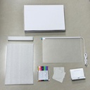 Pizarra Magica Tableta 20x30 Cm Luz Led Usb Acrilico Blanco