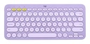 Teclado Bluetooth Logitech K380 Qwerty Inglés Us Color Lavender Lemonade