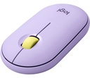 Mouse Inalámbrico Logitech Pebble M350 Limonada De Lavanda
