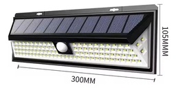 Lampara de pared solar IP65 90LED